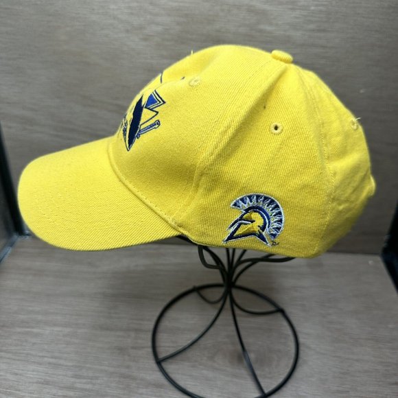 San Jose Sharks & Trojans Rare Yellow Hat Cap Adjustable - Picture 6 of 6